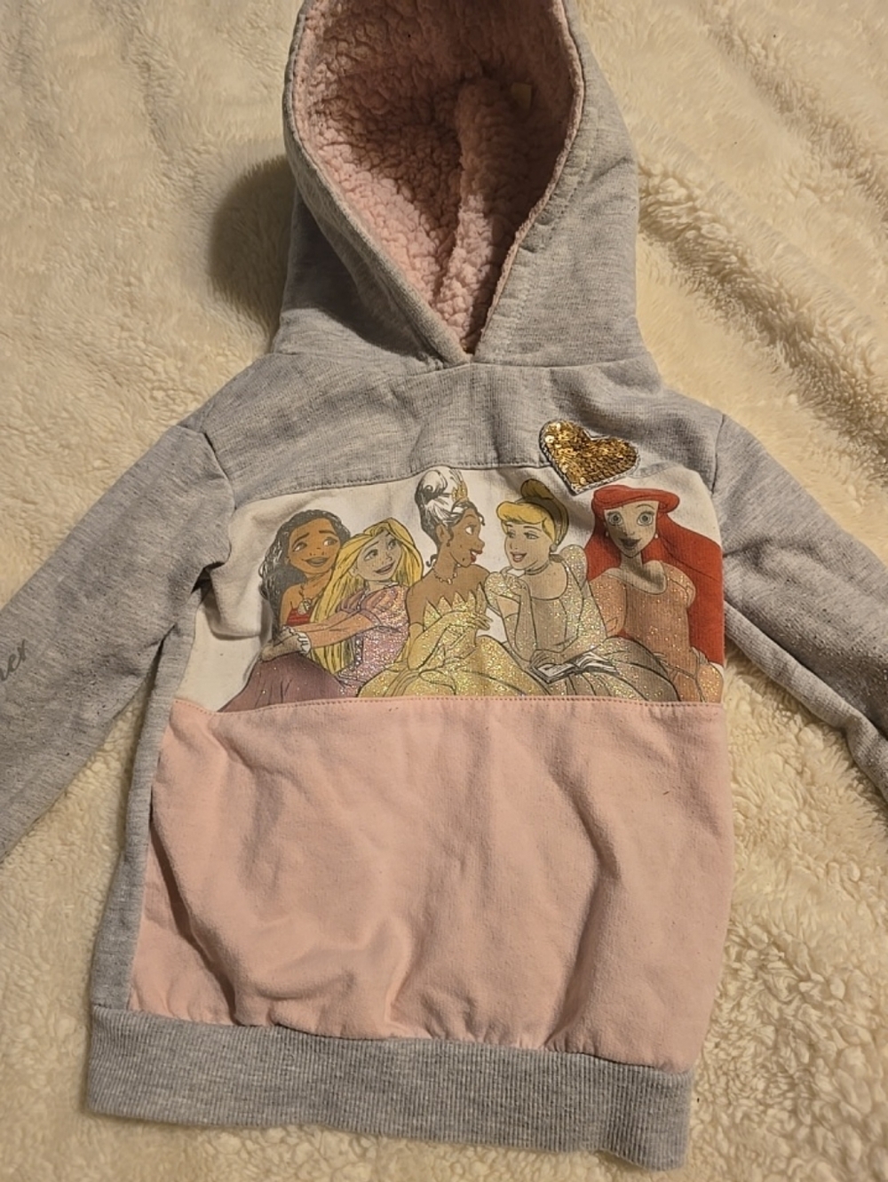 050126 Disney  3T princess Hoodie #boxx 22v#